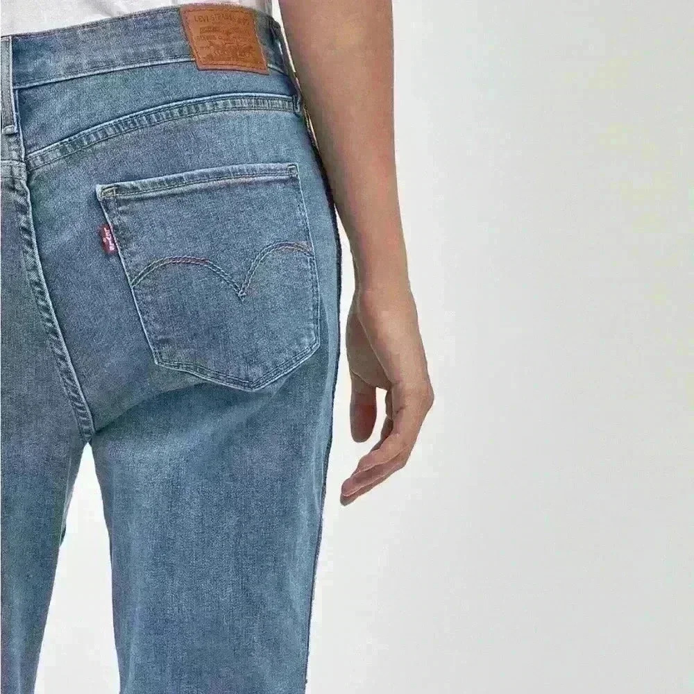 Levi’s 721 Sequin High Rise Jeans Spectator Sport Limited Edition Big E size 32 - Picture 2 of 9